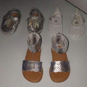 Moccasin/sandal lot toddler 5